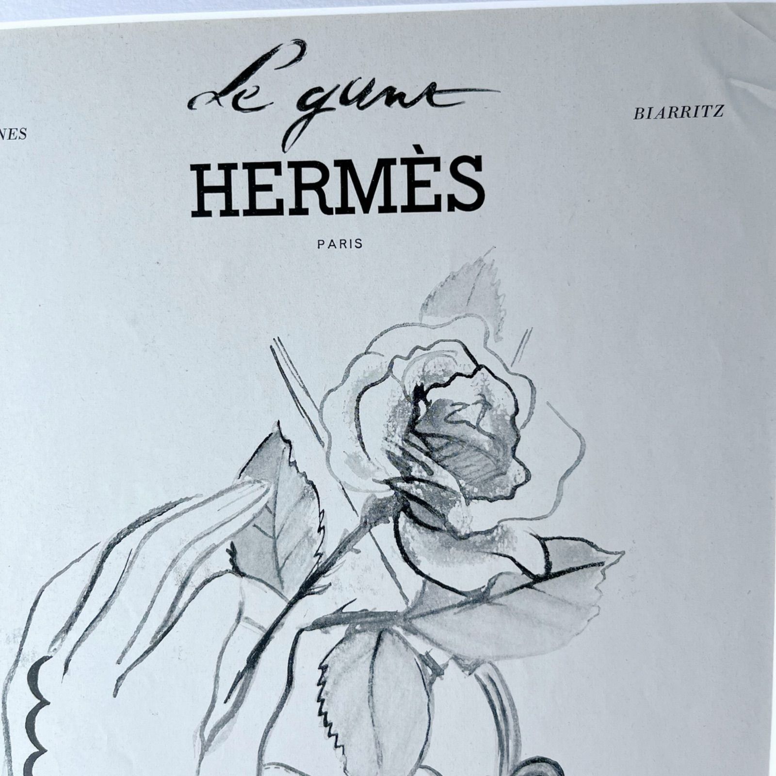 超お得！！1941 広告＞HERMES エルメス ポスター ヴィンテージ