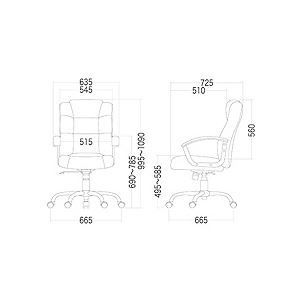 サンワサプライ レザーチェア ローバック 肘付 SNC-L10K 1脚