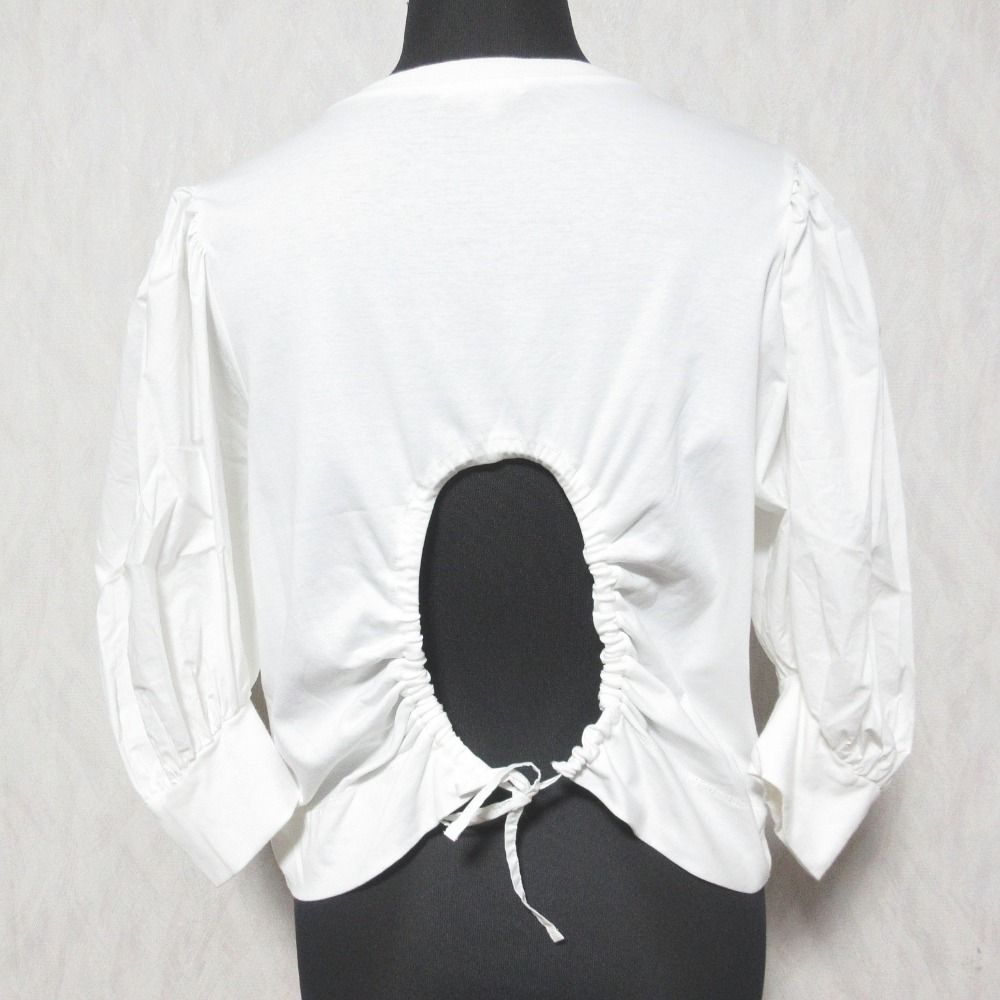 美品 23SS yori ヨリ ミニドロストパフTシャツ カットソー YR11
