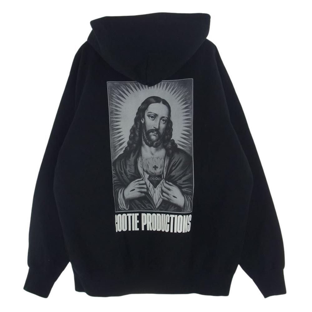COOTIE PRODUCTIONS JESUSパーカー L COOTIE PRODUCTIONS Open End Yarn Sweat Hoodie (JESUS)