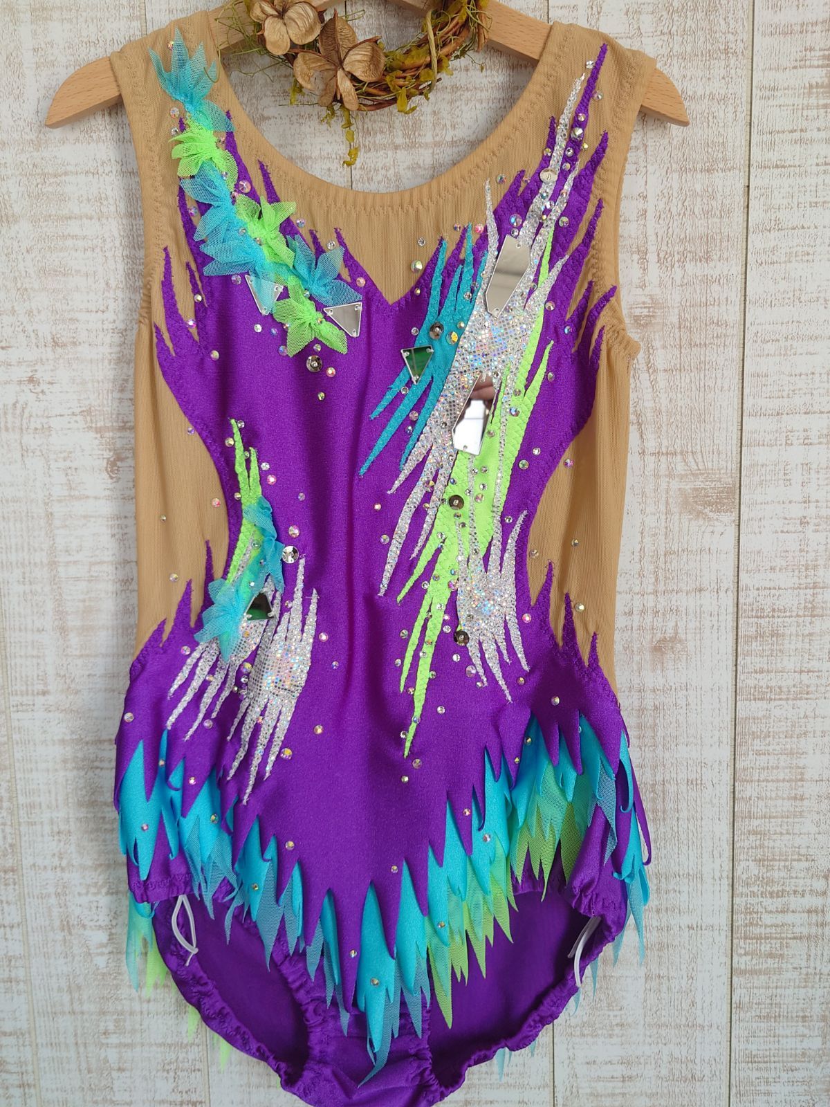 新体操レオタード パープル140