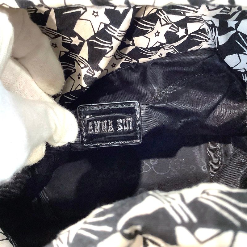 アナスイ（ANNA SUI）チャーミーズねこモチーフ2WAYかごバッグ ハンド