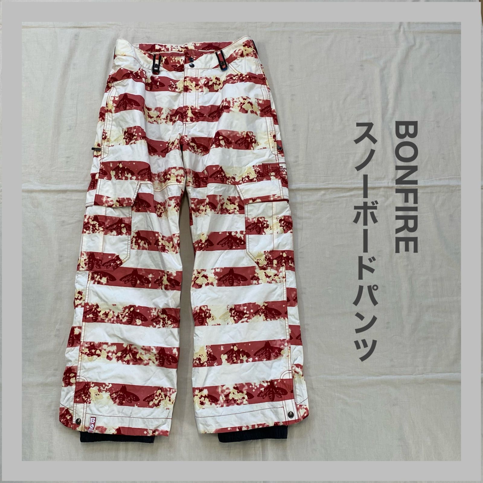 BONFIRE　ボンファイア　スキーウェア　スノボウェア　スノーウェア　スキー　スノボ　スノーボード　スノー　スノーボードパンツ　スノボパンツ　M