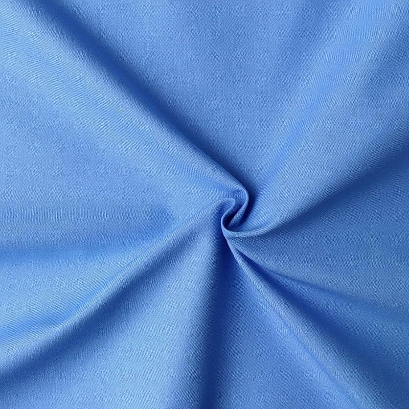 日本紐釦貿易 Nippon Chuko NBK エイティスクエア 無地 生地 綿 シャーティング サックスブルー ブルー系 巾約110cm×10m切売カット KD4630-222-10M