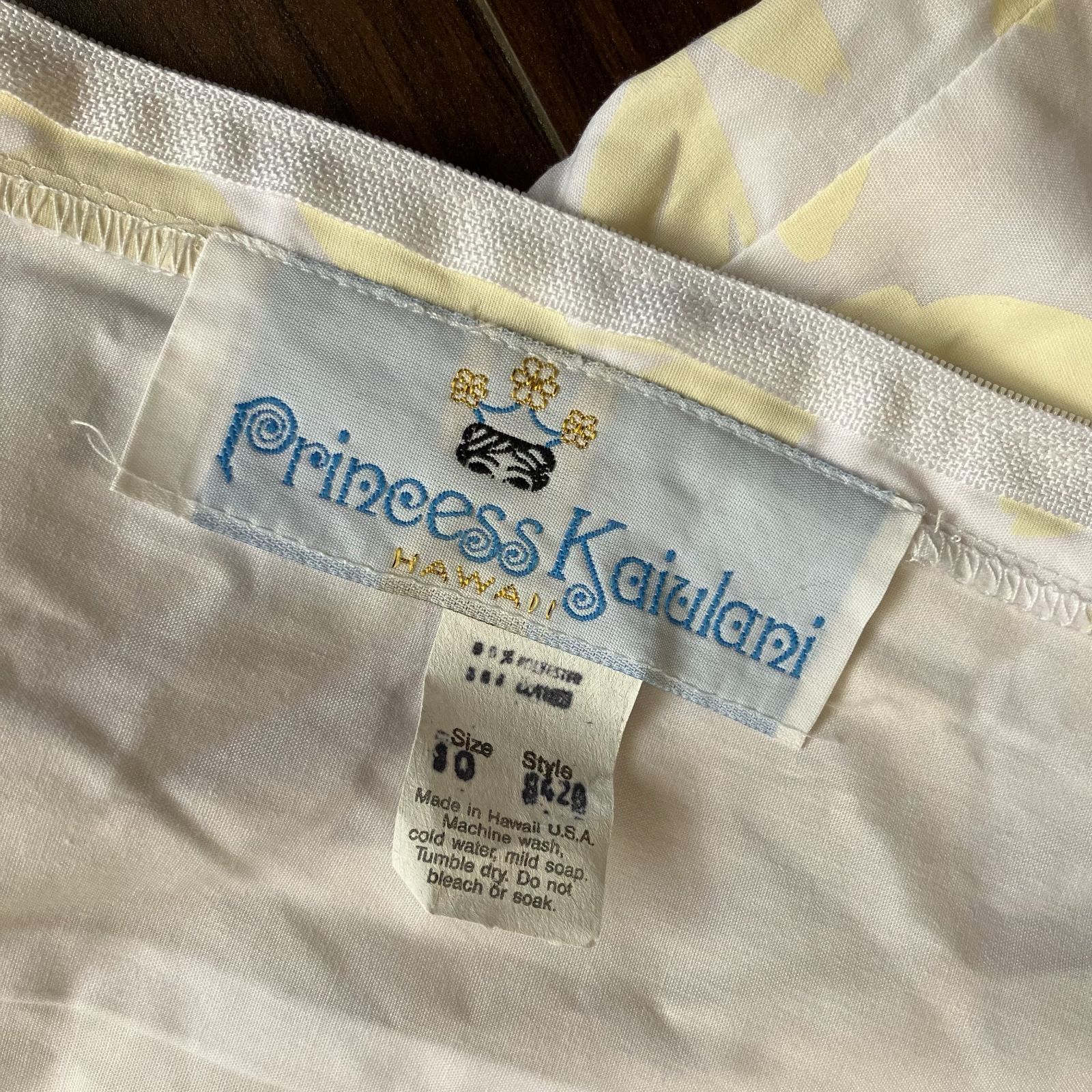 ハワイ製 プリンセスカイウラニ ハワイアン ドレス アロハ フラダンス