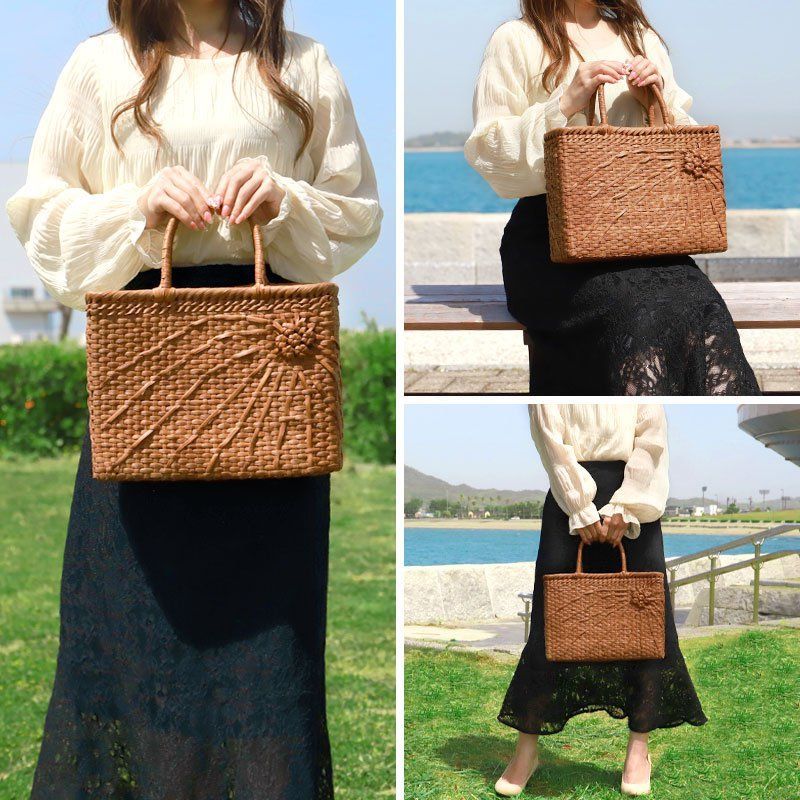 山葡萄 かごバッグ 1年保証付き 内布付き 山ぶどう やまぶどう 蔓 天然