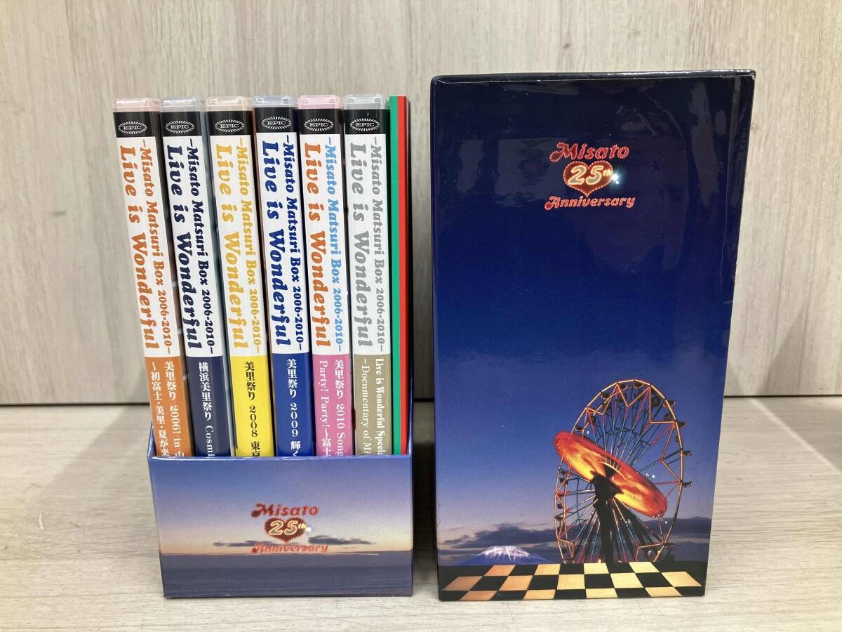 帯あり DVD 渡辺美里 Live is Wonderful -Misato Matsuri Box