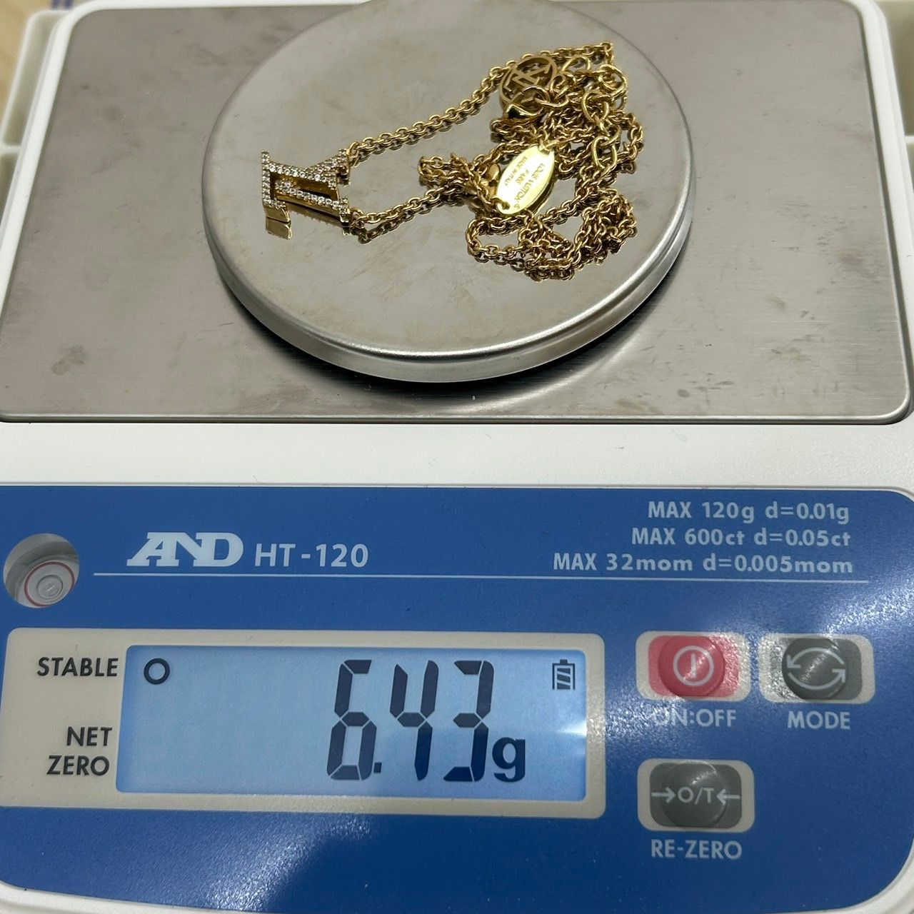 極美品 ルイヴィトン Louis Vuitton メタル ラインストーン レディース 