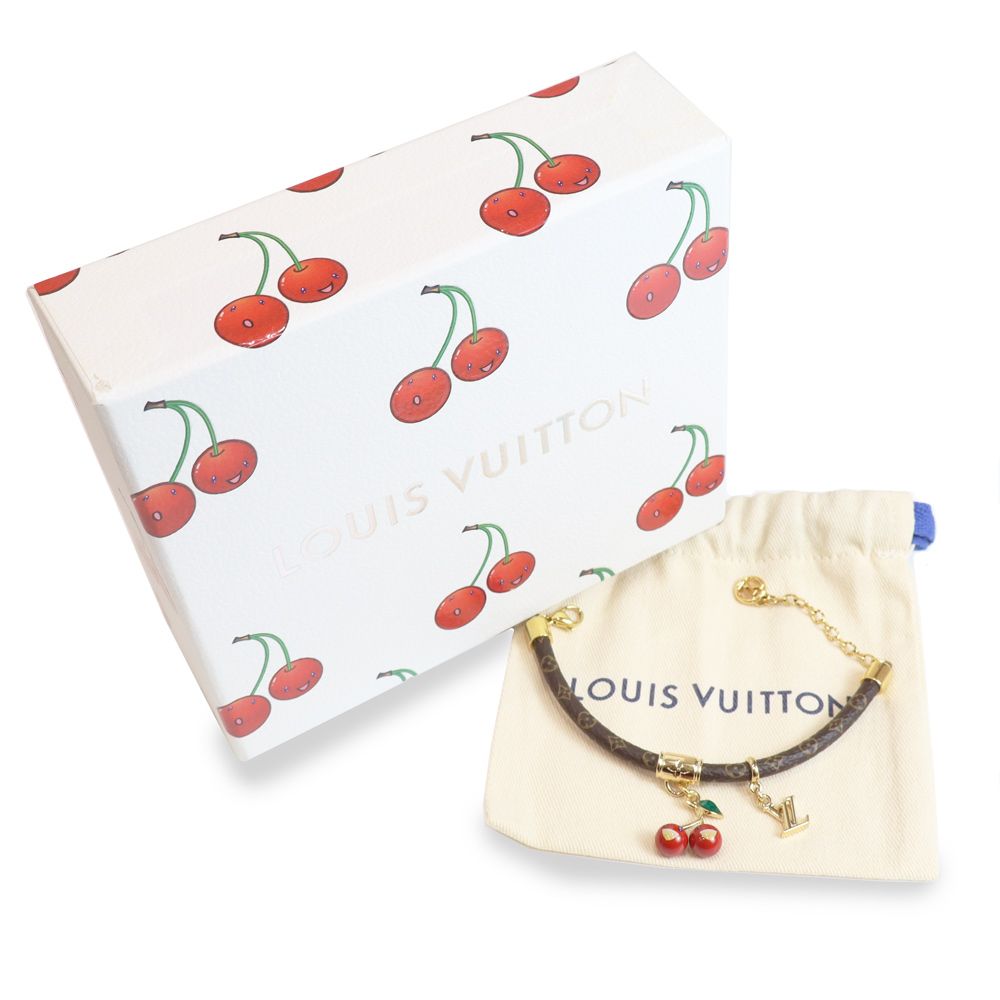 ルイ ヴィトン LV × TM ブレスレット モノグラム チェリー 村上