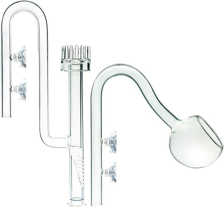 RedBeryl 油膜 除去 サーフェース スキマー ポピー クリア ガラス セット アクアリウム 水草 水槽 熱帯魚 16/22mm(ポピー サーフェース セット 16/22mm)