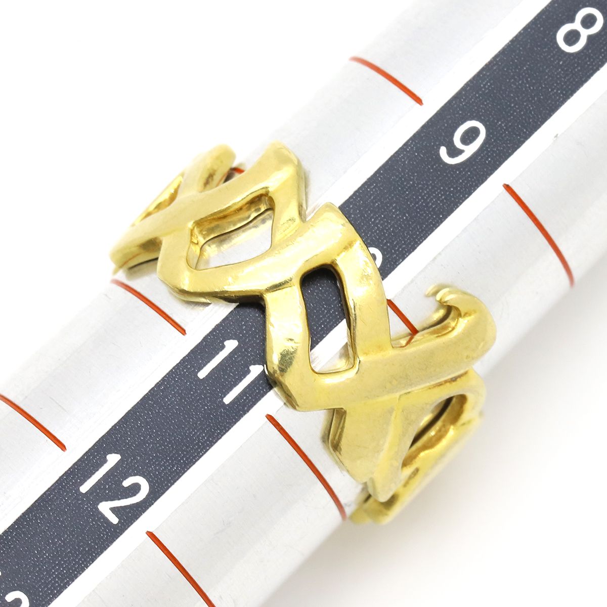 ティファニー TIFFANY&Co.キスアラウンド パールリング ゴールドK18