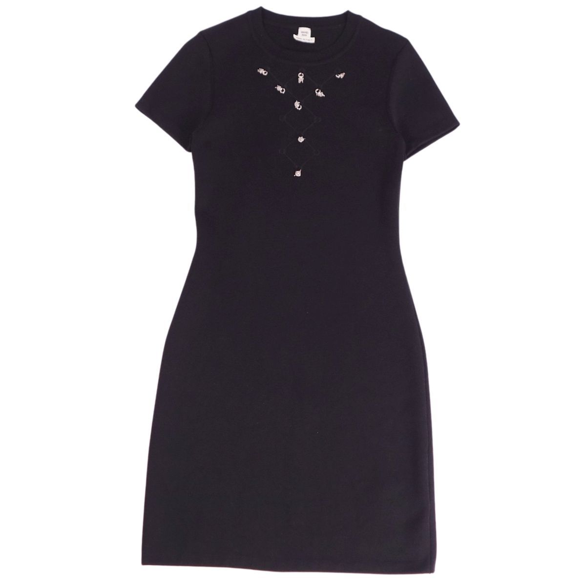 極美品　エルメス　ショートスリーブドレス 極美品 エルメス ショートスリーブドレス 【公式通販】