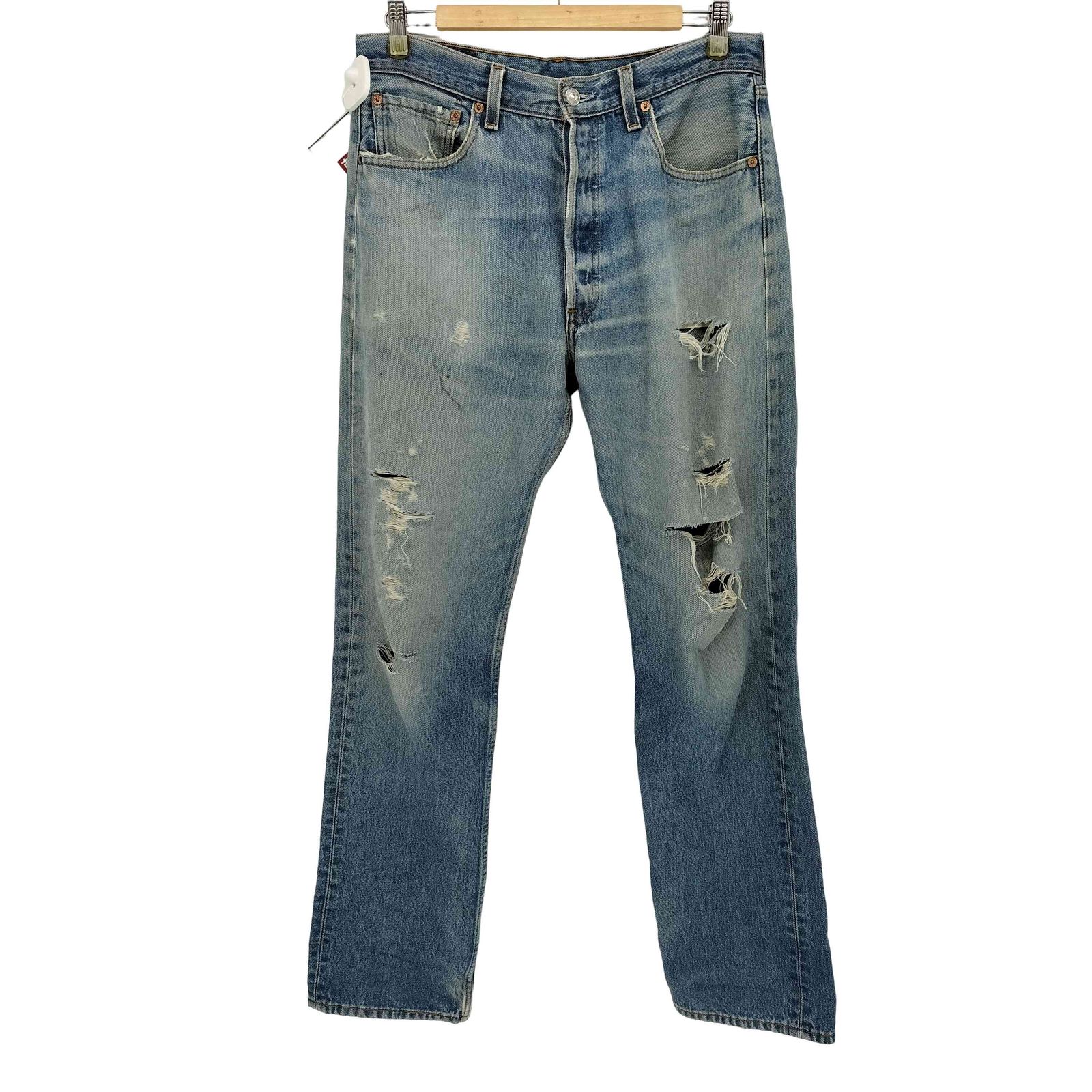 リーバイス Levis 90s USA製 501XX ボタン裏553 ダメージデニム