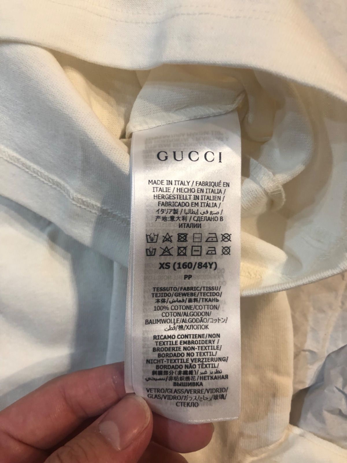 残り1点【完売商品×入手困難×六本木クラス】 グッチ GUCCI Tシャツ XS ...