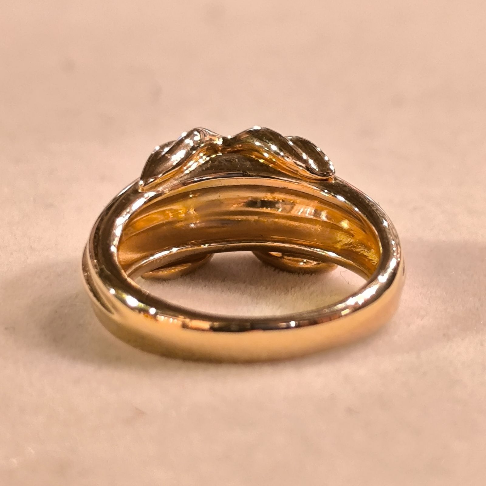 ティファニー シグネチャーリング 5号 K18 イエローゴールド