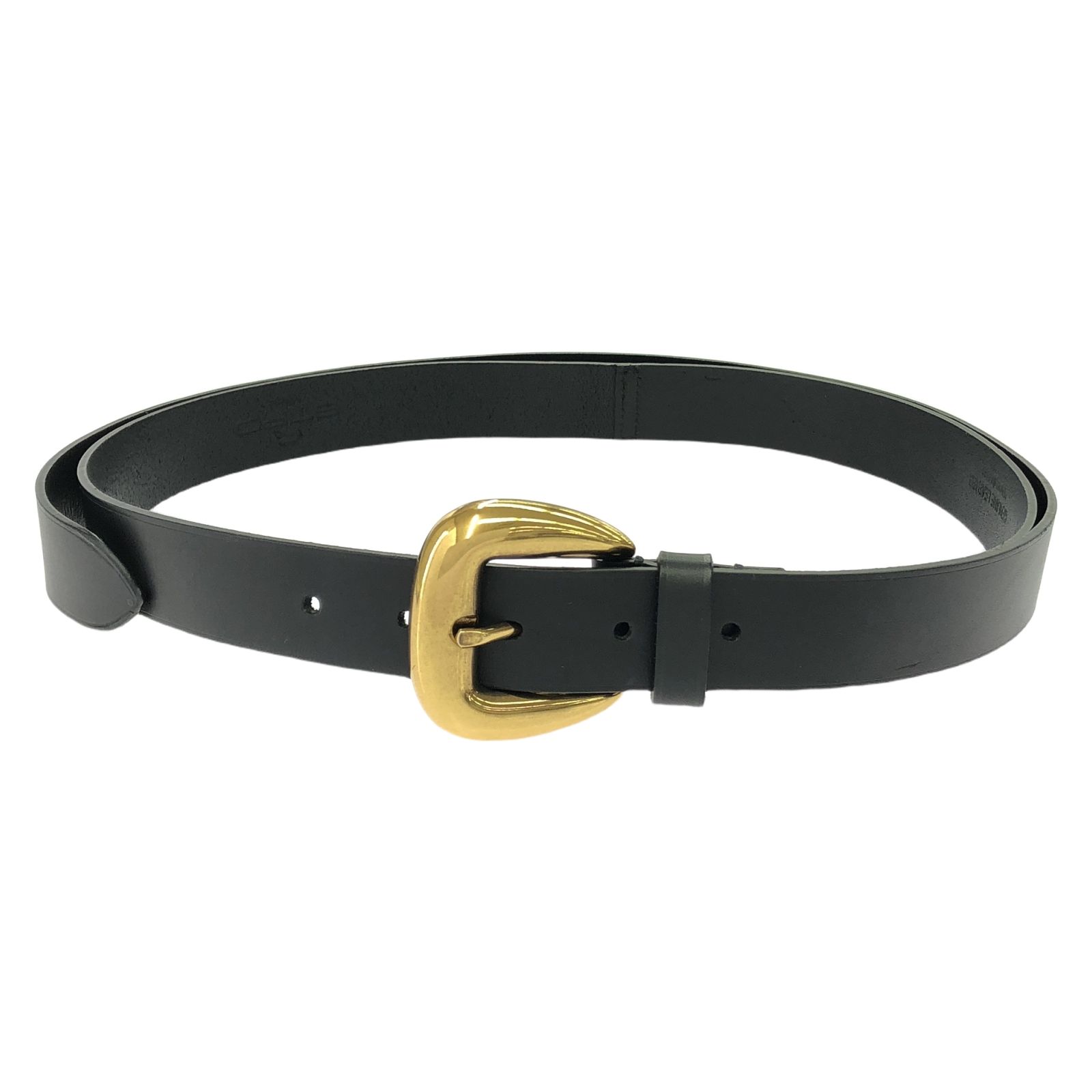 エトロ ETRO ベルト ベルト ブラック レザー ベルト メンズ Used A