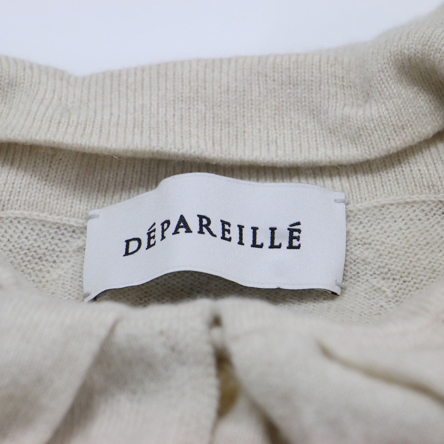 DEPAREILLE デパリエ カーディガン ベージュ サイズ:38(M) | 22秋冬