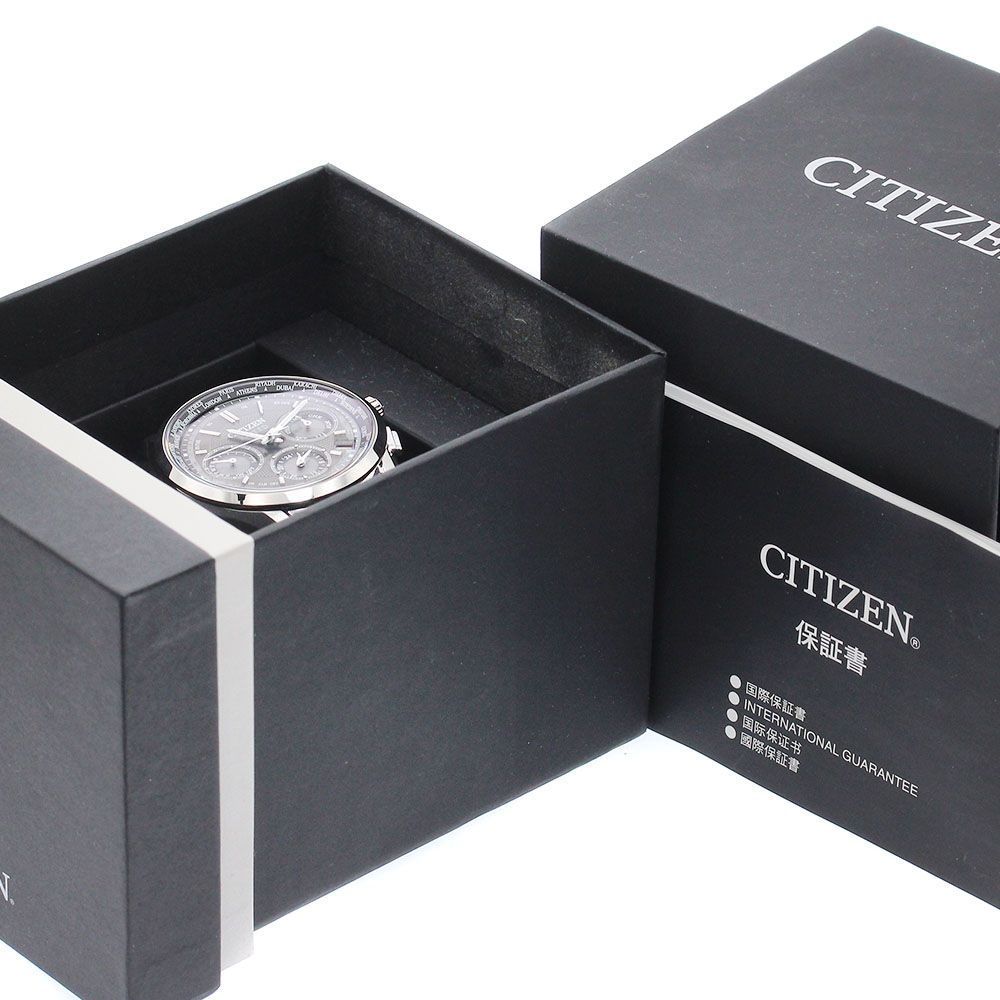 シチズン サテライトウェーブ エクシード クロノ CC9050-53E チタン