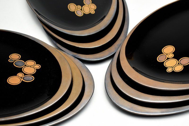 輪島塗り　銘々皿　5枚セット 輪島塗 銘々皿 5枚 【公式通販】