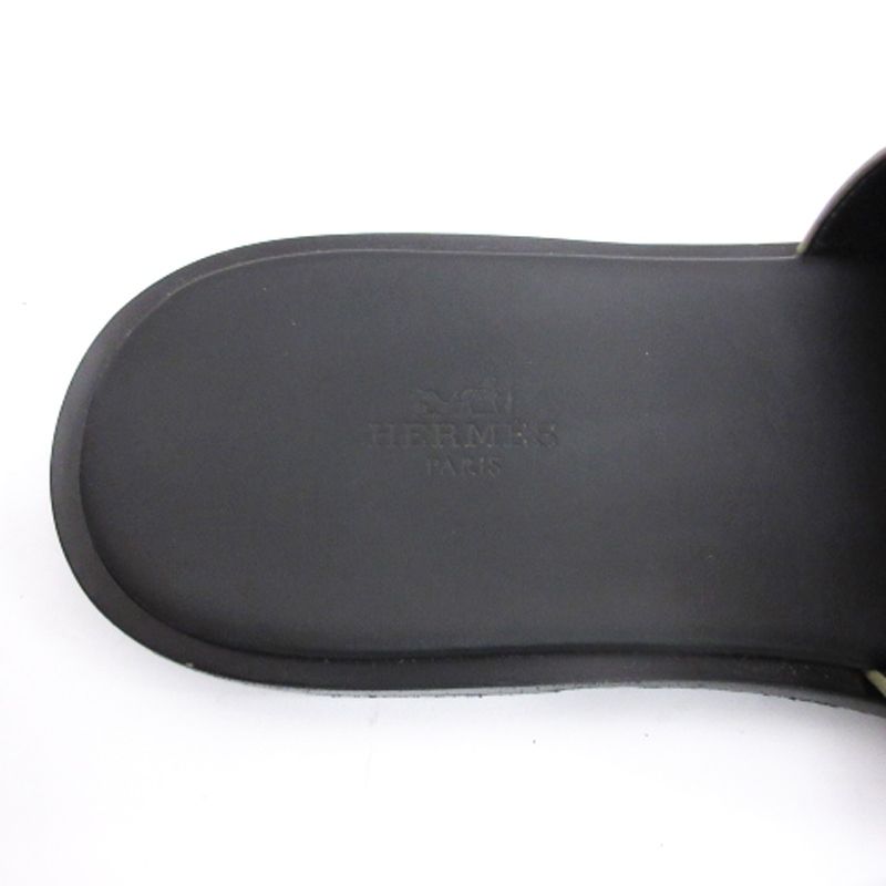 エルメス HERMES ガブリエル サンダル ケリーバックル スエード レザー