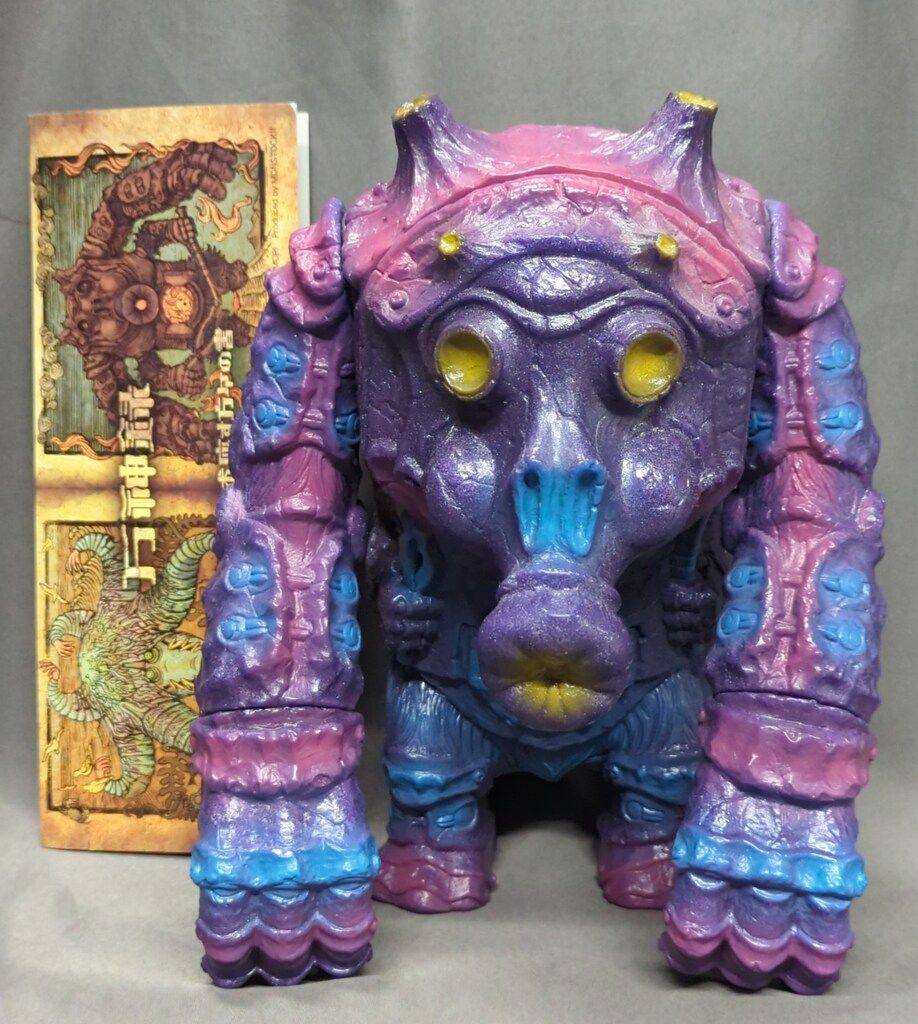 ソフビ monstock モンストック 石森連 焔山甲 エンザンコウ ビーンズ