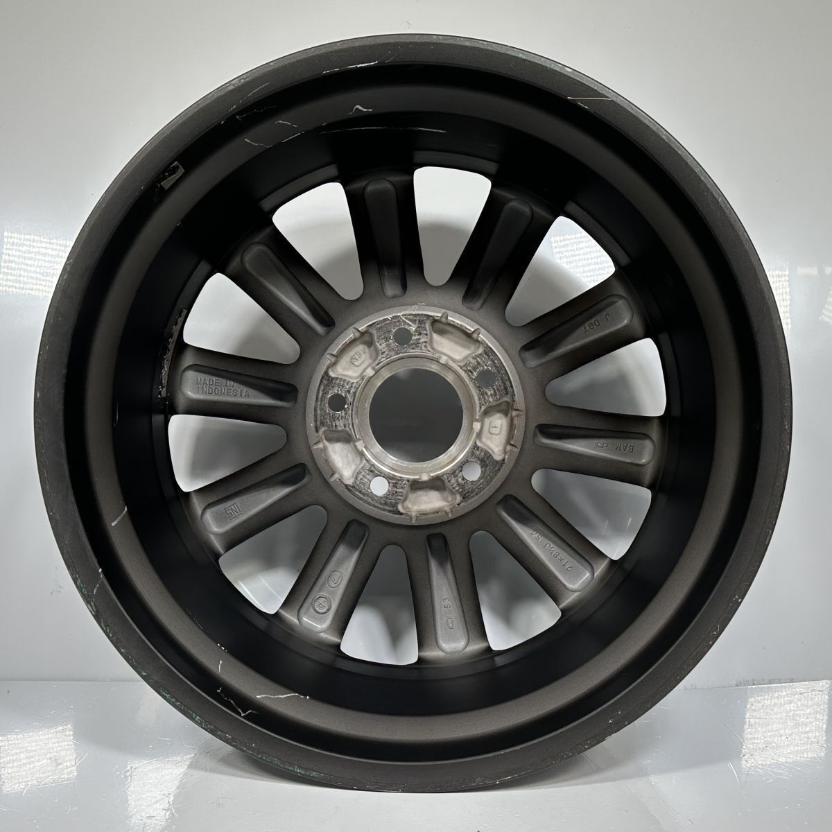 レクサス LX570 URJ201W 純正 アルミホイール×1本 黒 ポリッシュ 21インチ 8.5J PCD150 ５穴 ハブ径110＋54 42611-60E31 管理27919 FFCRYSTALESIA_COM