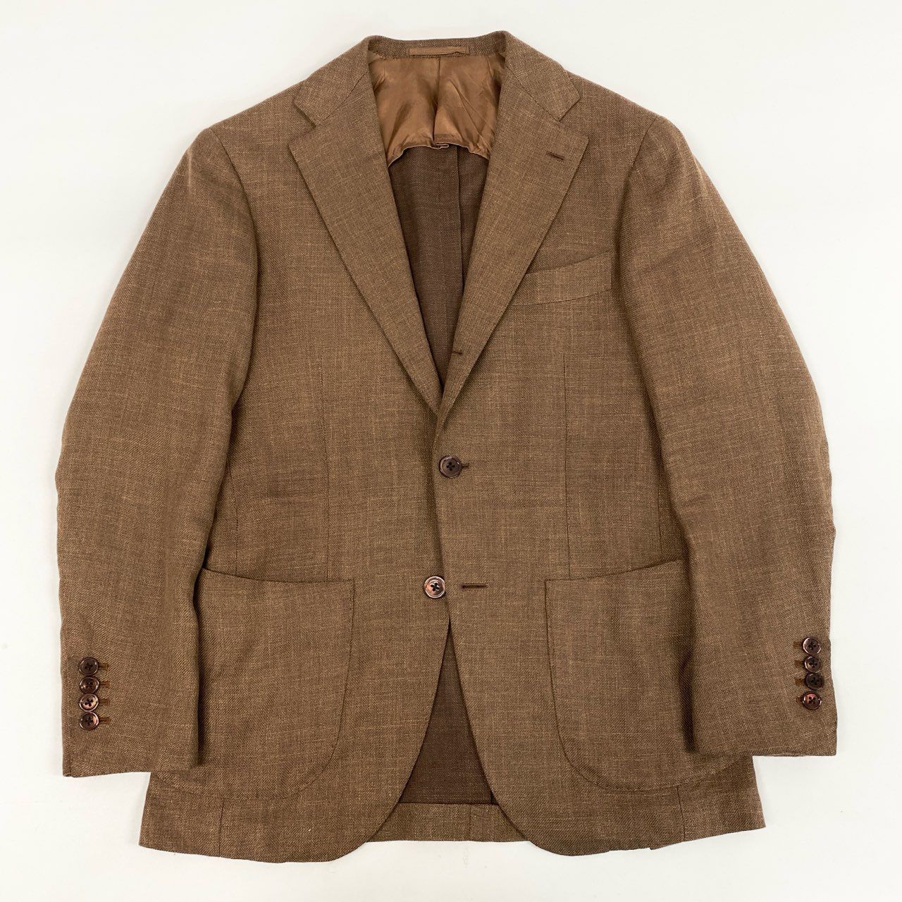 72i3 Brilla per il gusto ブリッラ 日本製 BEAMS F 別注 ミックス ソリッド テーラードジャケット ブレザー ビームス 24-16-1656-015 44 ライトブラウン ウール シルク リネン メンズo07t 72i3 Brilla per il gusto ブリッラ 日本製 BEAMS F 別注 ミックス