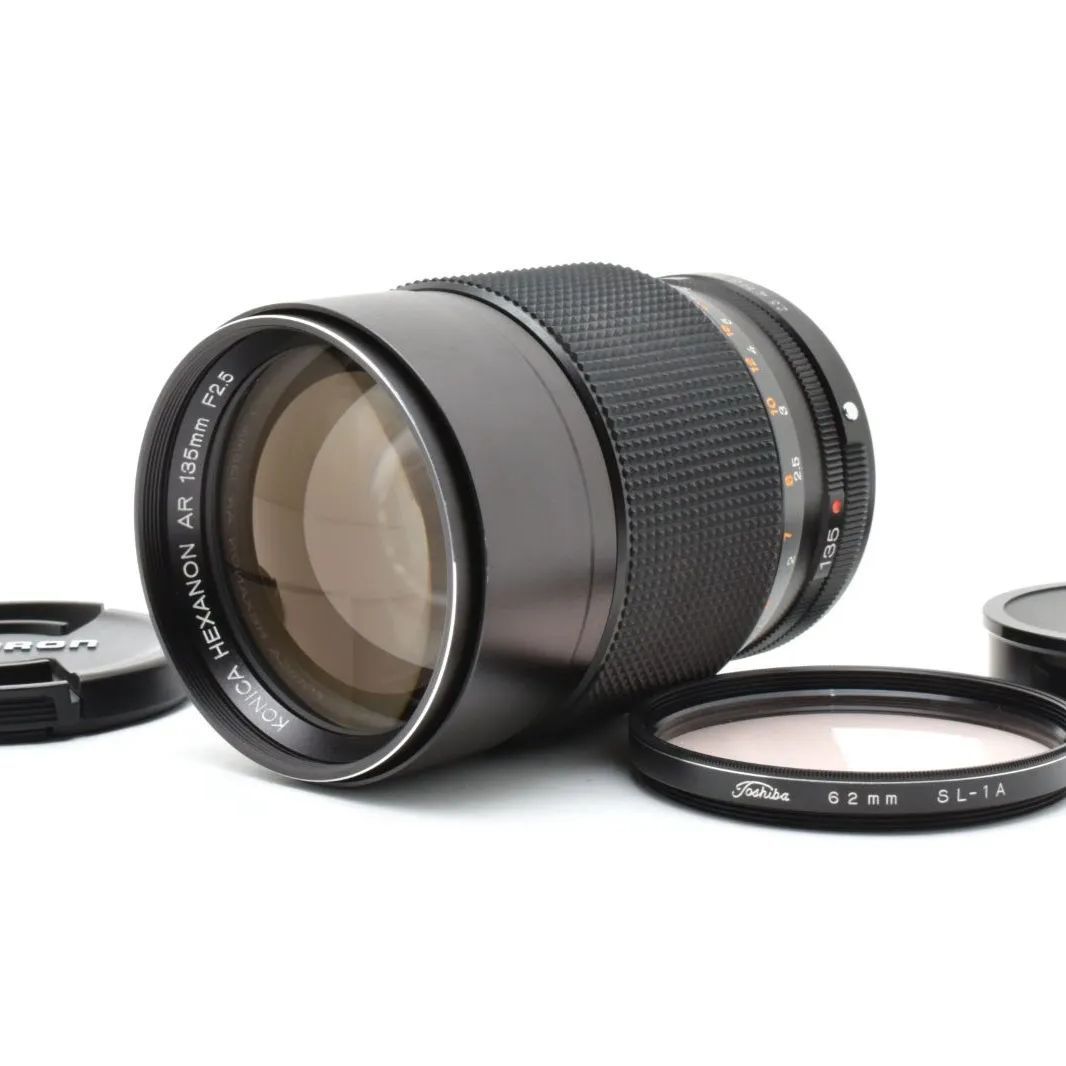 Konica Hexanon AR 135mm f/2.5 中望遠単焦点レンズ（MF・ARマウント）