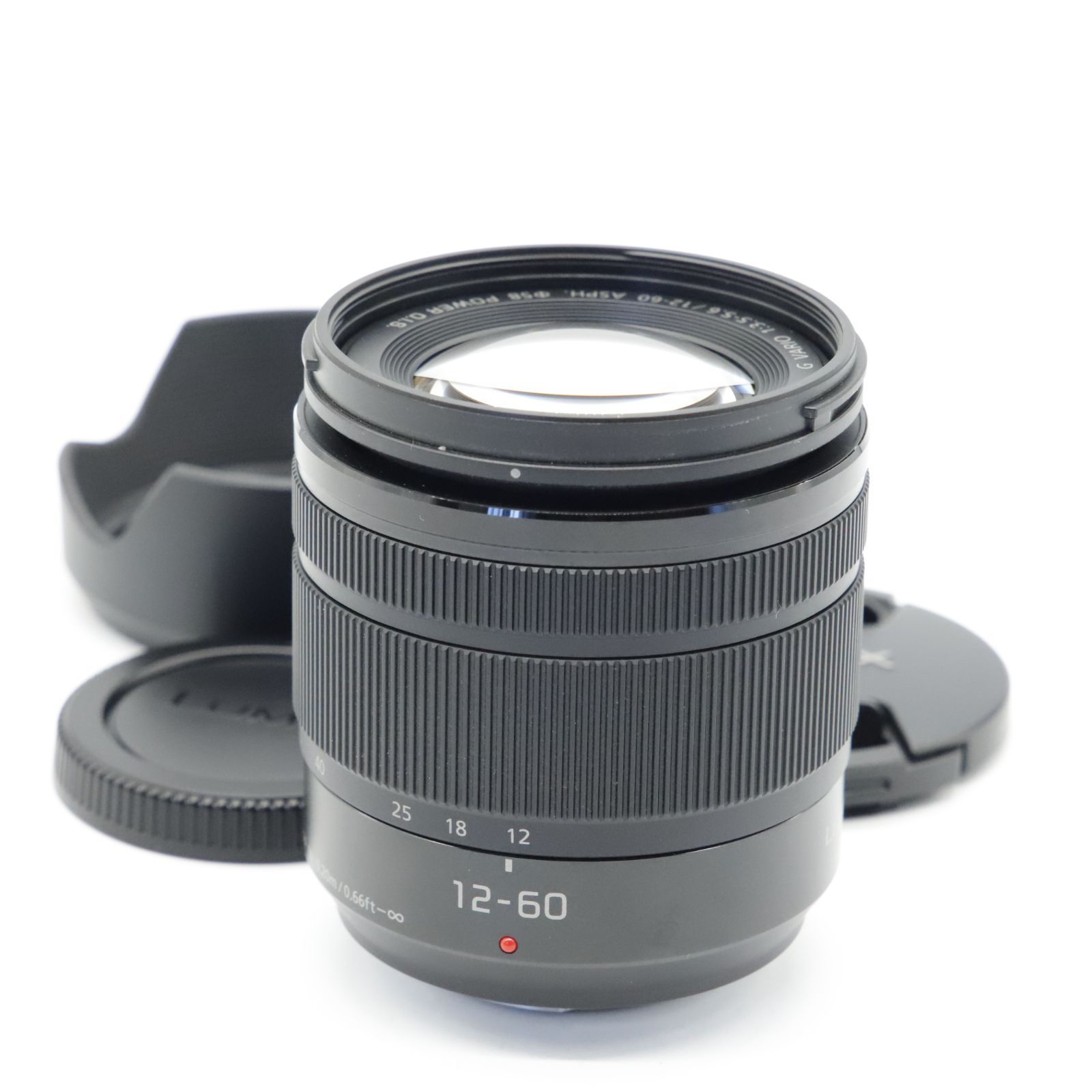 □ほぼ新品□ パナソニック(Panasonic) 標準ズームレンズ マイクロフォーサーズ用 ルミックス G VARIO 12-60mm/F3.5-5.6  ASPH./POWER O.I.S H-FS12060 - メルカリ