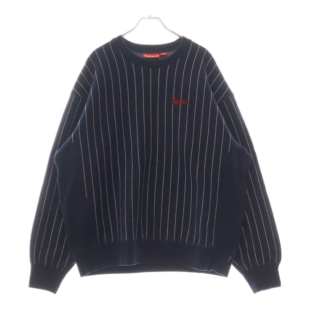 SUPREME (シュプリーム) 24SS Pinstripe Crewneck ピン