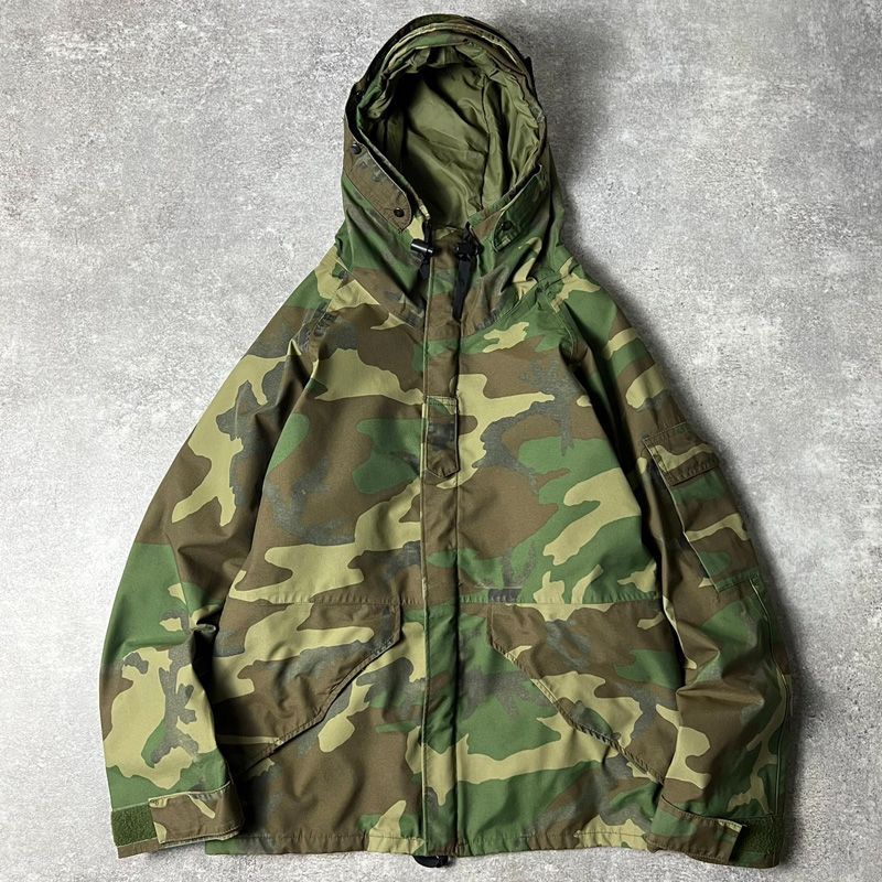 80s 米軍実物 ECWCS GEN1 ゴアテックスパーカー S-R 迷彩 米軍 US ARMY