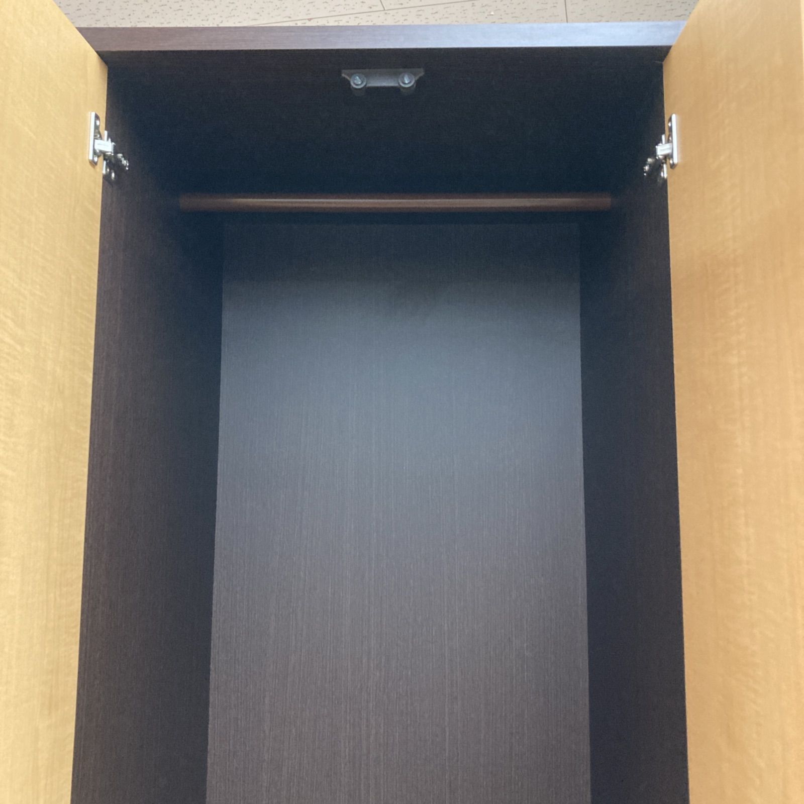 S783 ⭐中村敬木工 ワードローブ クローゼット ブラウンコンビカラー