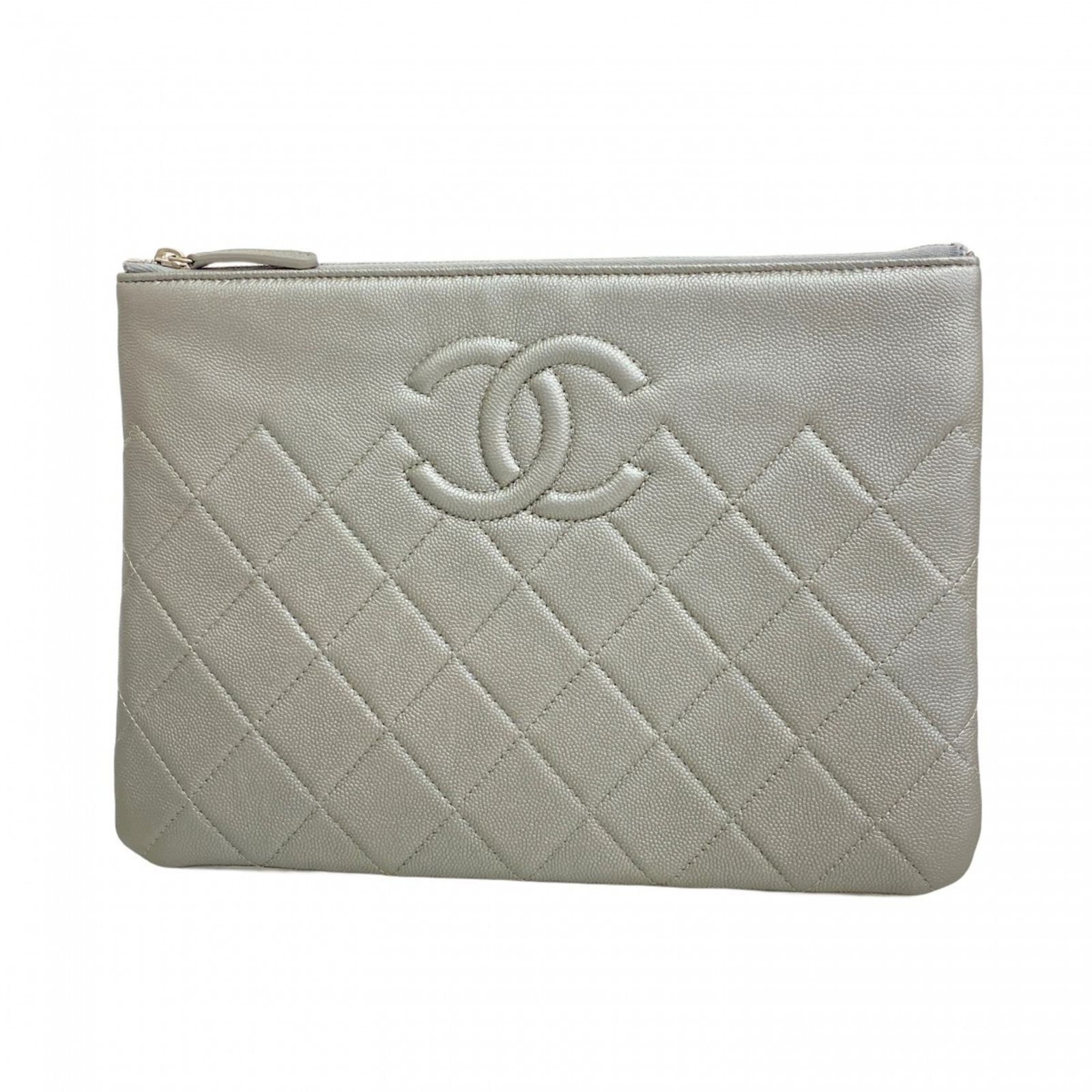 シャネル(Chanel) シャネル クラッチバッグ マトラッセ キャビア