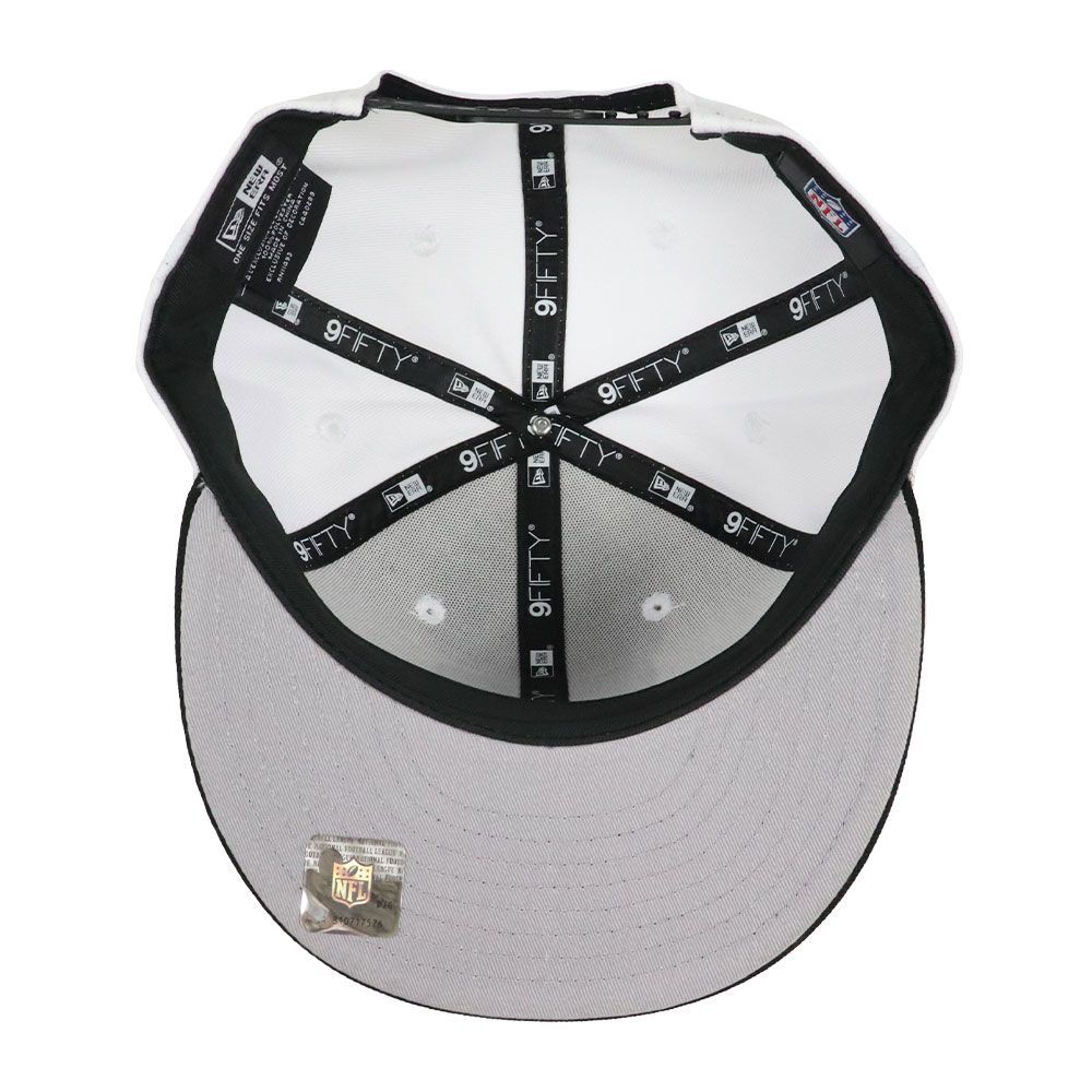 ニューエラ キャップ ラスベガス・レイダース NEW ERA 9FIFTY ベースボールキャップ メンズ 帽子 NFL アメフト スナップバック 男女兼用 ブランド ロゴ 公式 ホワイト