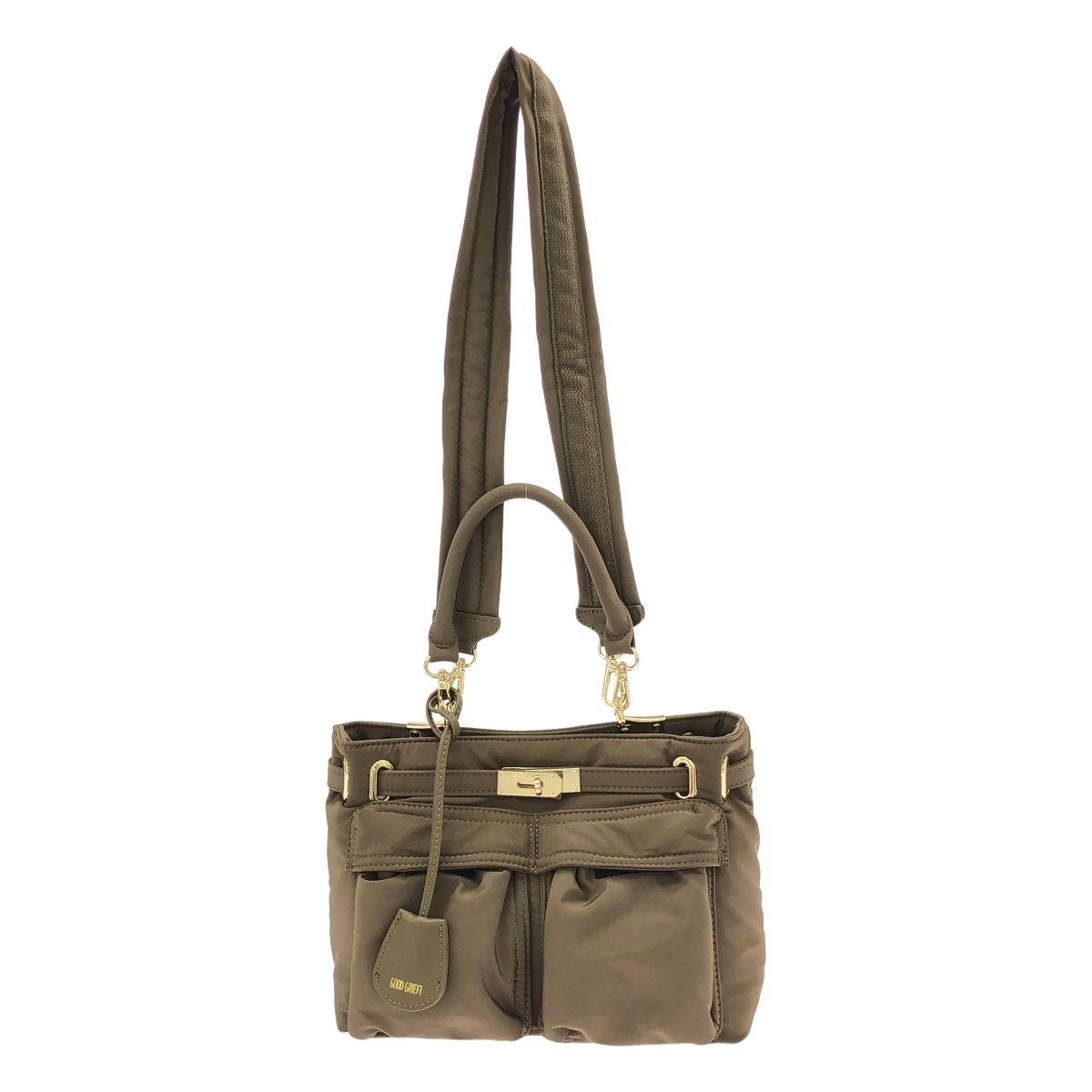 L Appartement | アパルトモン | 2025SS | GOOD GRIEF |グッドグリーフ BELTED SHOULDER BAG ベルテッド ショルダーバッグ | ブラウン | レディース