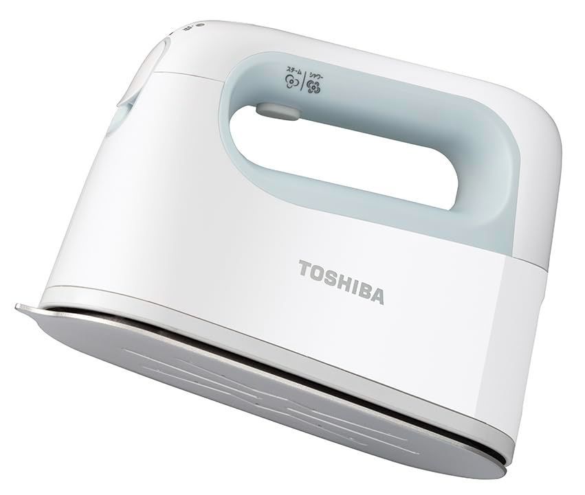 TOSHIBA 東芝 アイロン スチームアイロン コードレス 衣類スチーマー かけたまま 小型 約 0.69kg 最大約 14g| 分 温度調節 3 段階 2Way TAS-X6-L