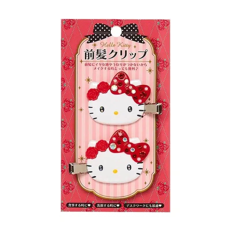 サンリオ ヘアクリップ DX ハローキティ レッド-激安オンライン