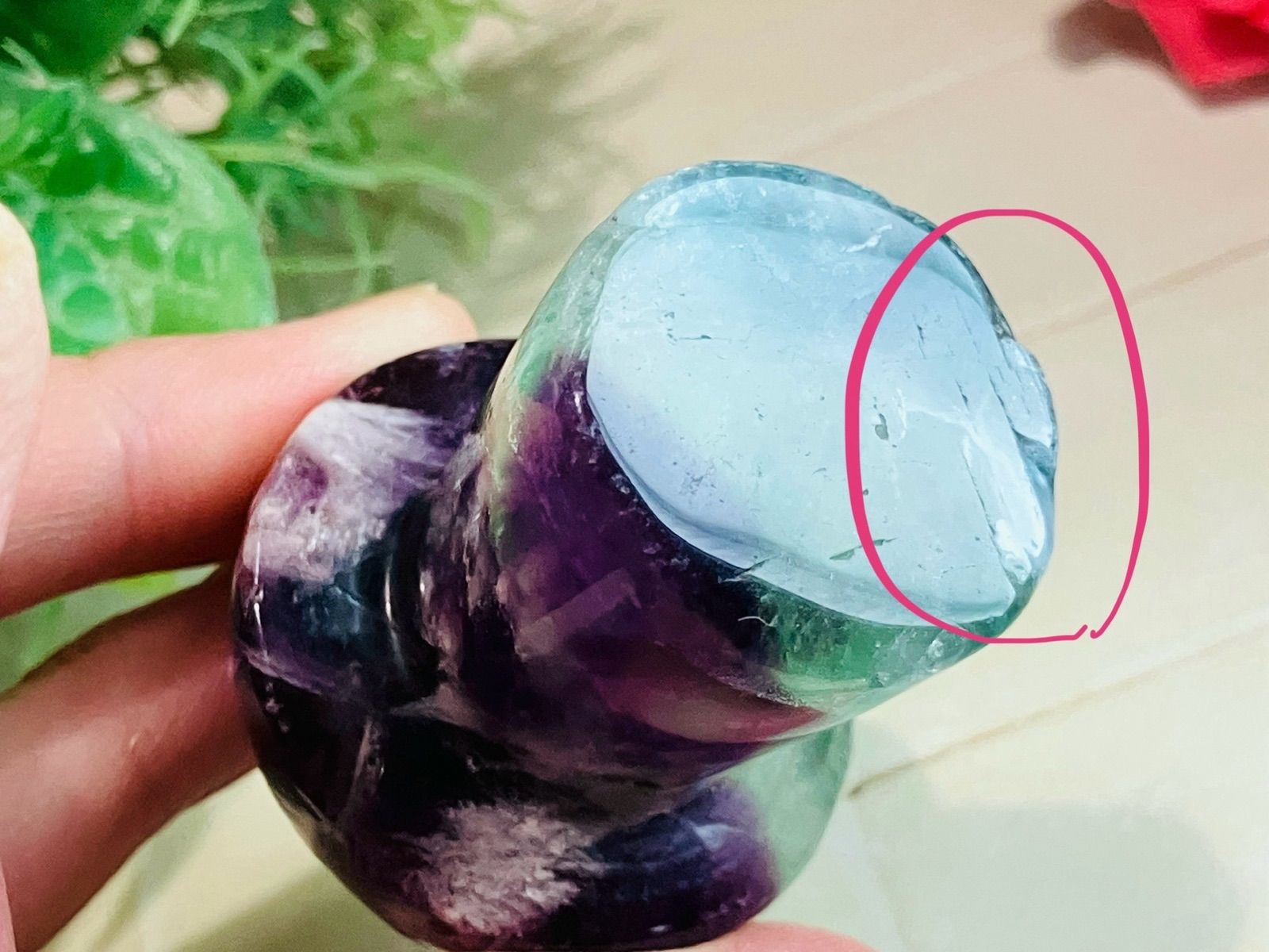 エンジェルフェザー 万華鏡 フローライト マルチカラー 蛍石