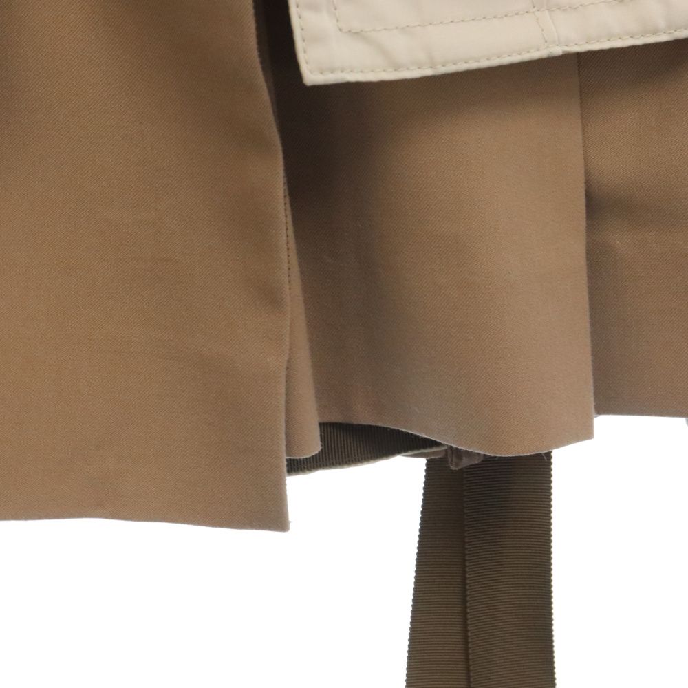 Sacai (サカイ) 22SS ドッキング プリーツ ミニ スカート