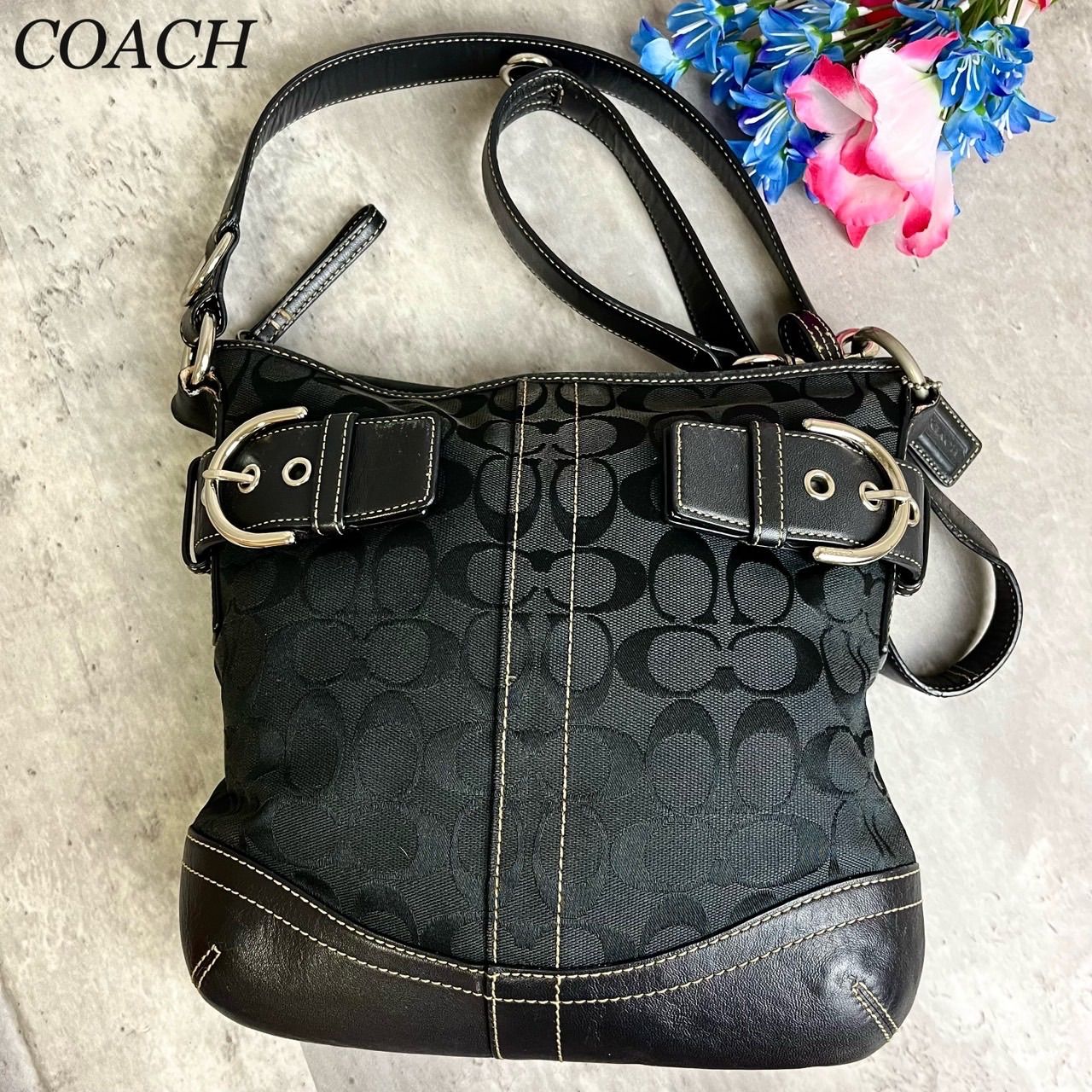✨極美品✨ COACH コーチ ショルダーバッグ トートバッグ シグネチャー  