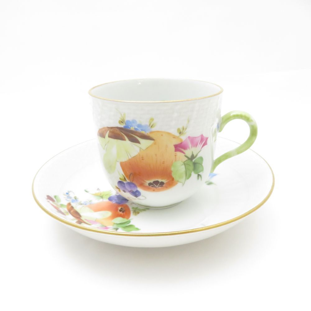 美品 Herend ヘレンド フルーツコンポジション CFR 1707 カップ