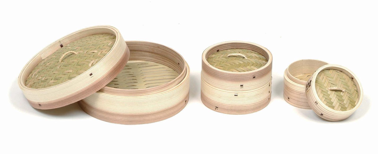 人気商品】19003 蓋・本体セット 直径15cm 中華セイロ 竹の精