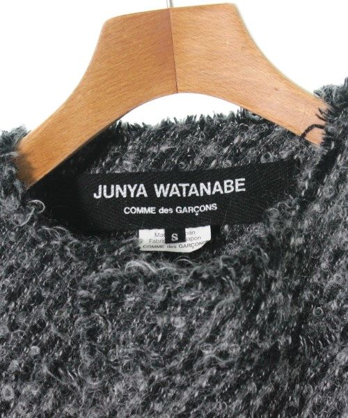 JUNYA WATANABE ノーカラージャケット S グレーx黒 【古着】-