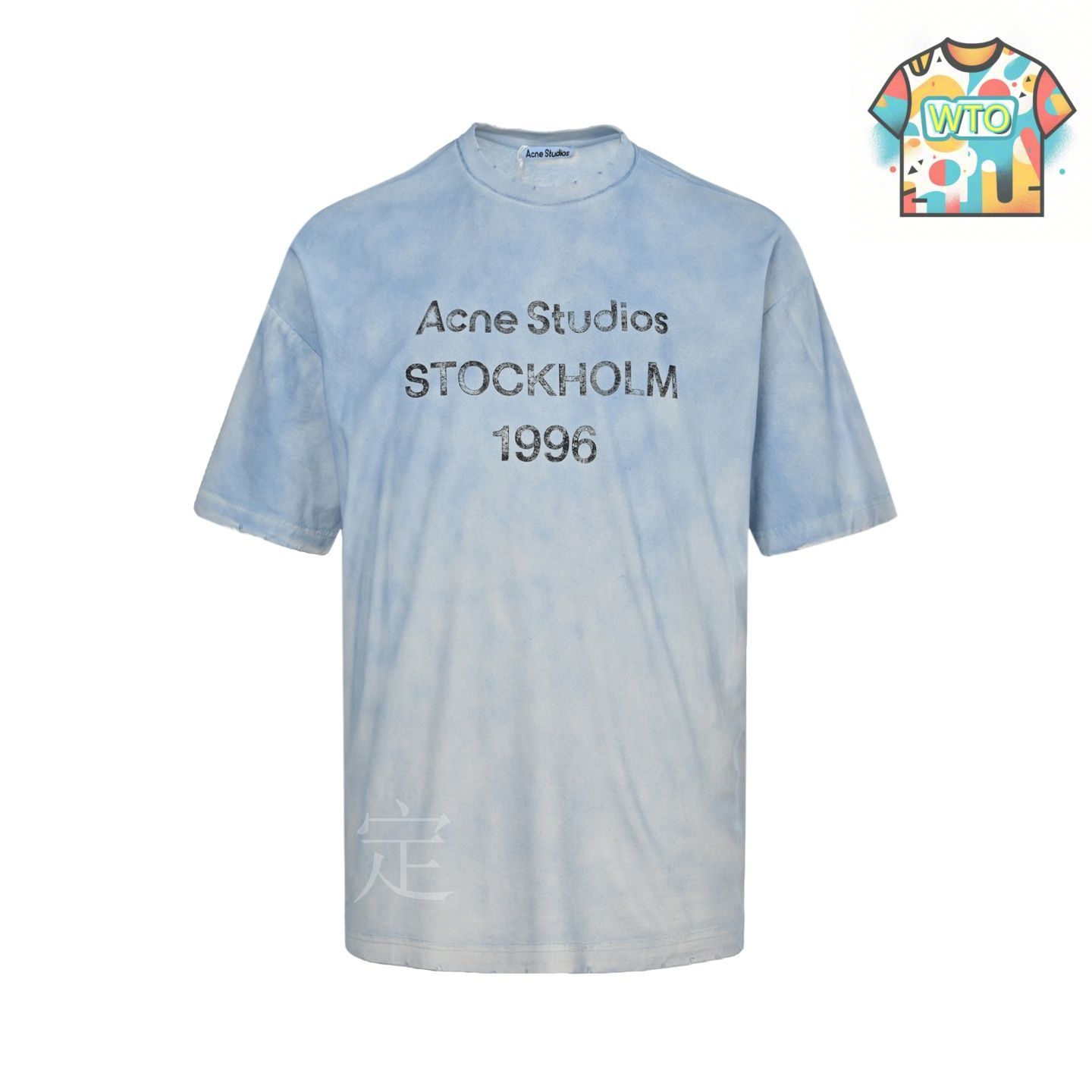 【関税送料無料】acne studios ロゴ Tシャツ 今日特価】Acne Studios 24SS グラデーションフェード 1996 ロゴ