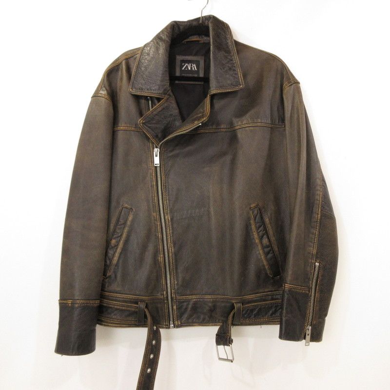 姫路東店】 中古 ZARA | ザラ レザー ヴィンテージ加工レザー