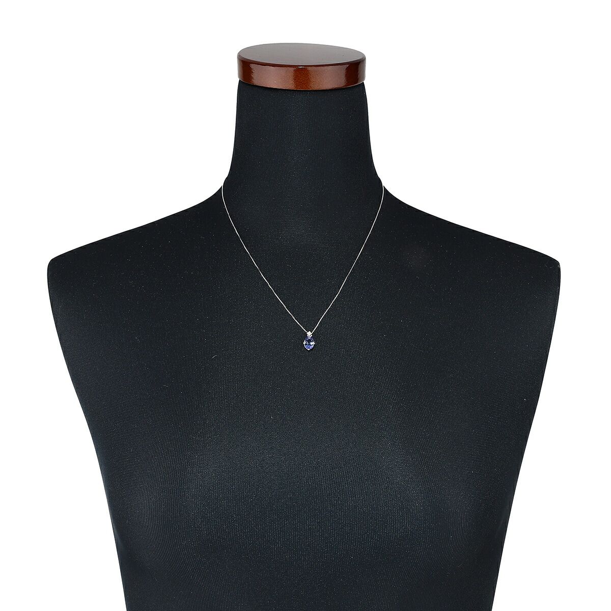 ペンダント タンザナイト 1.2ct ダイヤモンド K18 中古 プレラブド  