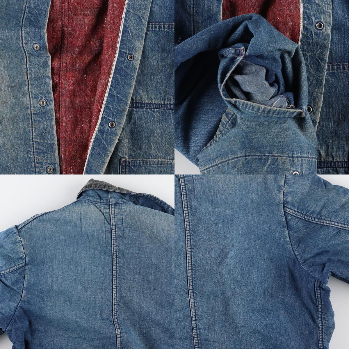 古着 70年代 カーターズ Carter's デニムカバーオール メンズXL