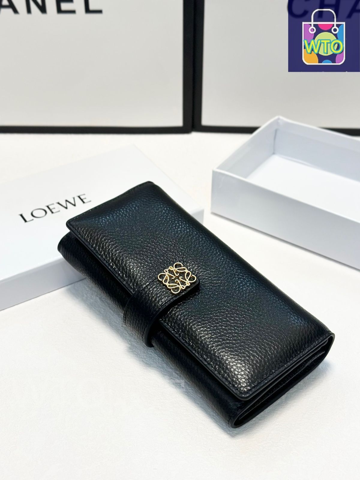 8月のみ販売☆外側美品 ロエベ ロングウォレット 今日特価】Loewe ロエベ ロングウォレットシリーズ 牛皮を採用し