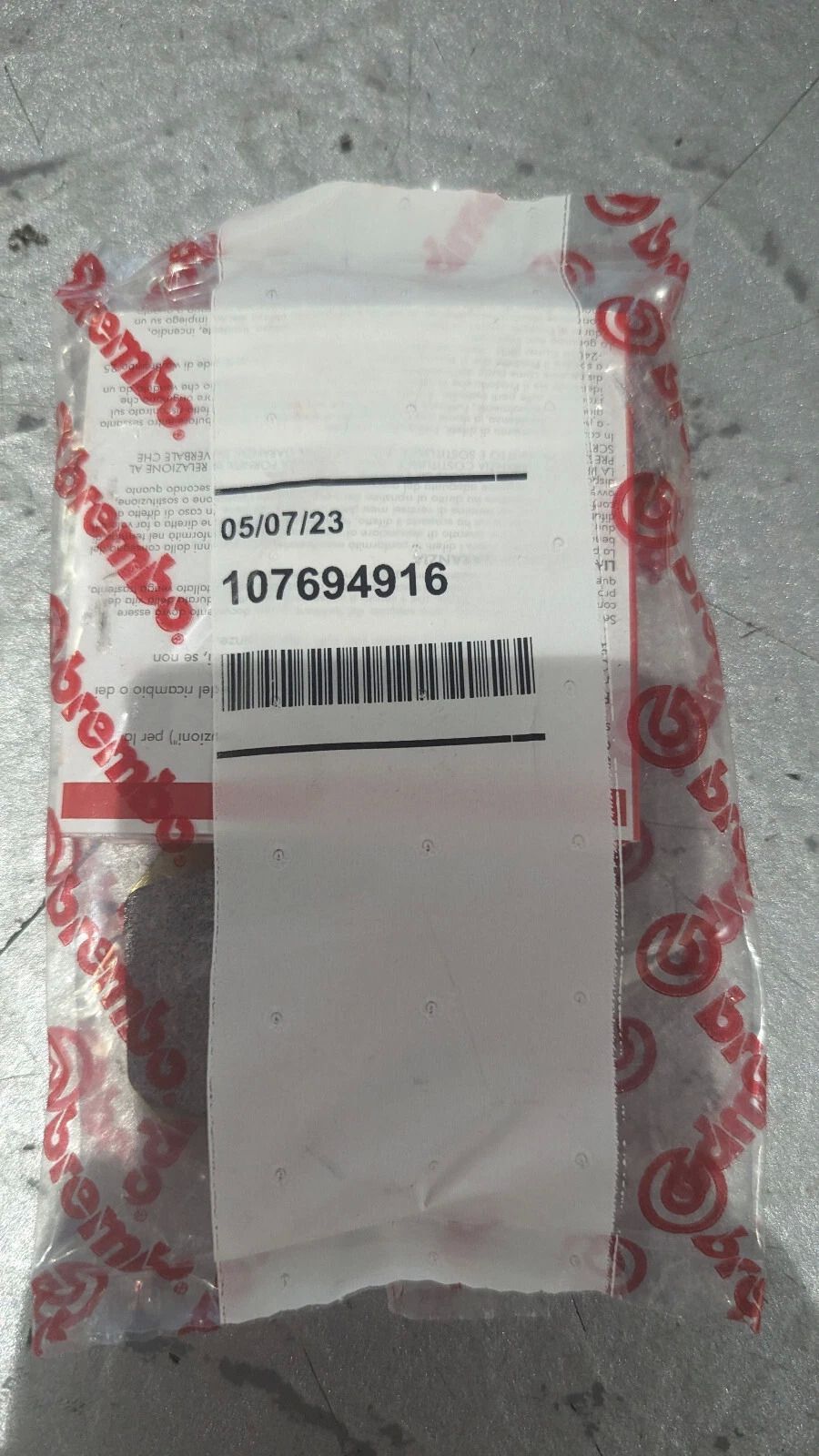 Ducati リアルブレーキパッドセットリア 61340951A BRIGHTFACE_UK