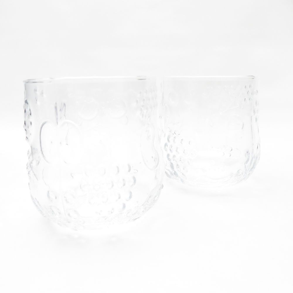 美品 iittala イッタラ フルッタ クリア タンブラー 2点 ペア コップ グラス 北欧 フィンランド SY9492H イッタラ ⁄ フルッタ タンブラー25cl [iittala Frutta